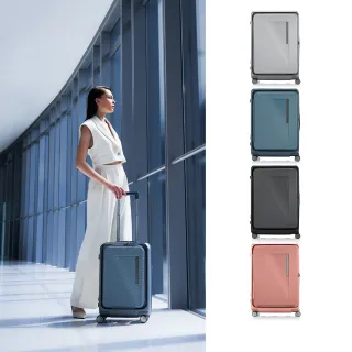 【Samsonite 新秀麗】28吋 ZIPPRIX 前開式/上掀式可擴充大容量輕量PC防盜拉鍊行李箱/旅行箱(多色可選)
