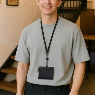 【MONDAINE 瑞士國鐵】溜溜球彈性伸縮證件套(多款精選)