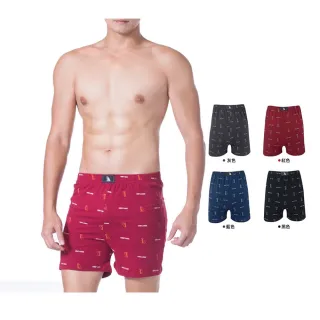 【LIGHT&DARK】買6送6 -純棉-時尚圖騰平口褲(吸濕排汗/男內褲/四角男內褲/親膚)