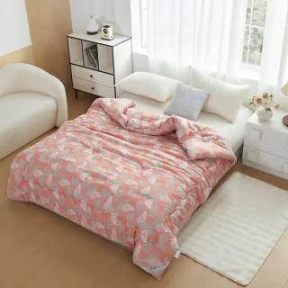 【Prawear 巴麗維亞】石墨烯遠紅外線輕涼能量雙用被多款任選(180×210 公分可水洗/涼被/兩用被- 棉被)