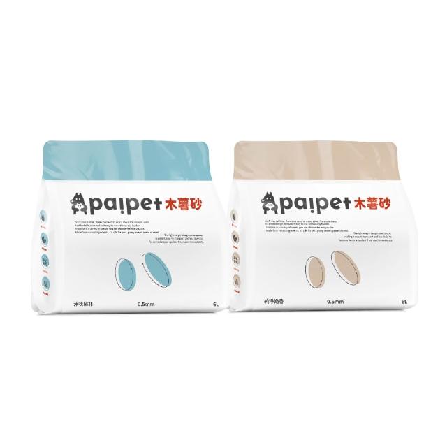 【Paipet】木薯砂 2kg*4包組/箱(貓砂、木薯砂)
