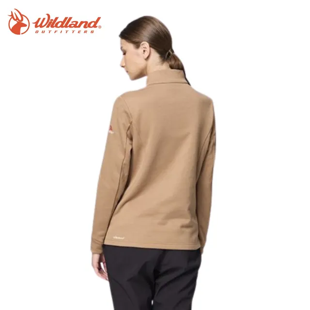 【Wildland 荒野】女POLARTEC彈性類羊毛功能衣-S-2L-P2617-WL(長袖上衣/透氣/保暖)