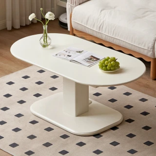 【hoi! 好好生活】預購60天★維莎原木無極奶油風橡膠木實木升降茶几1.2M J01J10