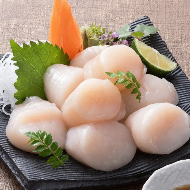 【優鮮配】雙貝伴手禮｜北海道生食M干貝+大連鮑魚