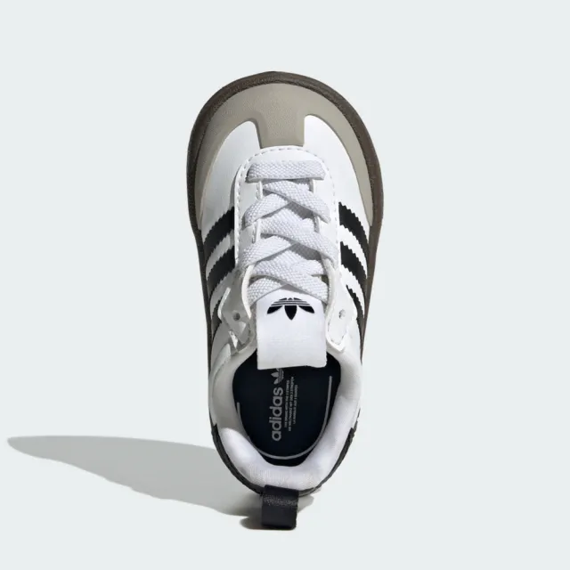 【adidas 愛迪達】愛迪達 Adifom Samba 360 I 小童 運動休閒鞋 舒適 白 黑(IH3506)