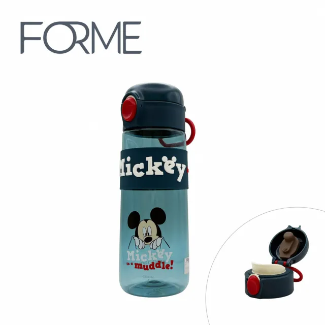 【FORME】迪士尼正版授權兒童水壺 直飲彈跳冷水壺 活力杯系列 620ml(多款可選 Tritan安全材質)