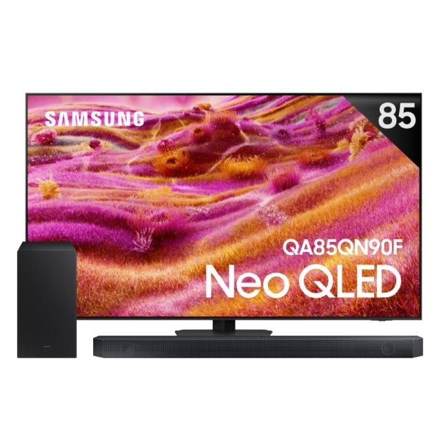【Samsung 三星】85型 4K Neo QLED AI智慧顯示器 85QN90F(QA85QN90FAXXZW)