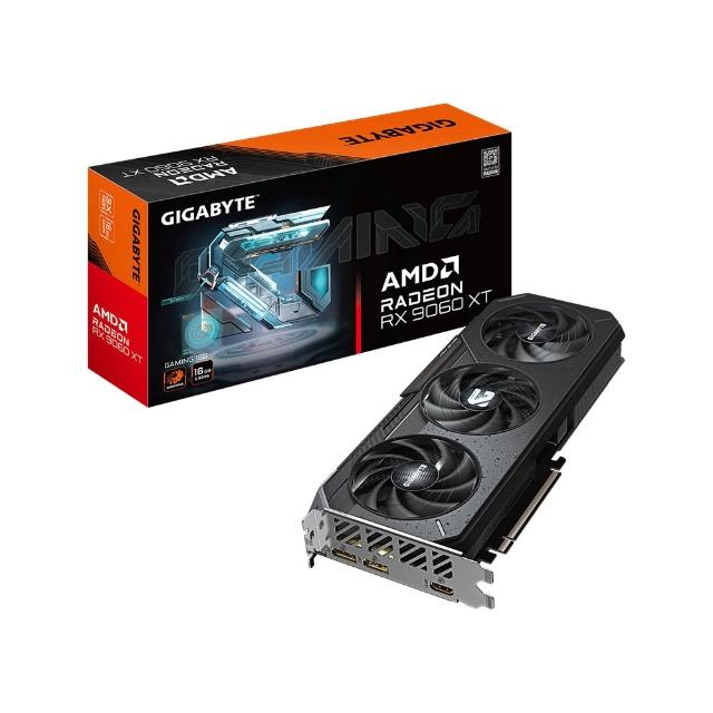 【GIGABYTE 技嘉】RX 9060 XT GAMING 16G 顯示卡+ViewSonic 優派 VA2414-MH 24吋 無邊框設計螢幕