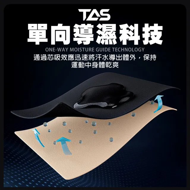【TAS 極限運動】TAS滑雪速乾衣 滑雪保暖 速乾衣褲(壓縮力強 滑雪 緊身排汗 高彈力 透氣快乾 滑雪)