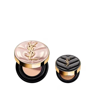 【YSL】官方直營 超模光感精華水氣墊 雲朵皮革版(任選1款/新品上市/氣墊/雙12限定)