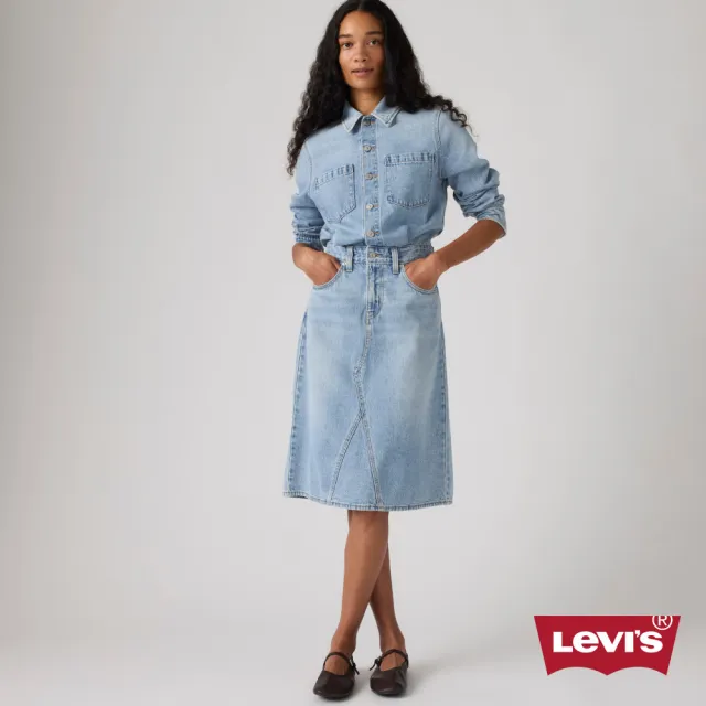 【LEVIS】丹寧洋裝 原色洋裝 熱賣單品 005NZ-0000