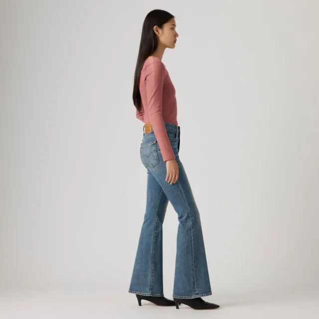【LEVIS】726™ 高腰喇叭牛仔褲 女生牛仔褲 人氣新品 A3410-0168