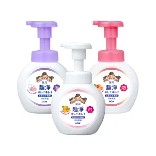 【LION 獅王】趣淨抗菌洗手慕斯250mlX2入(清爽柑橘/清新果香/花香)