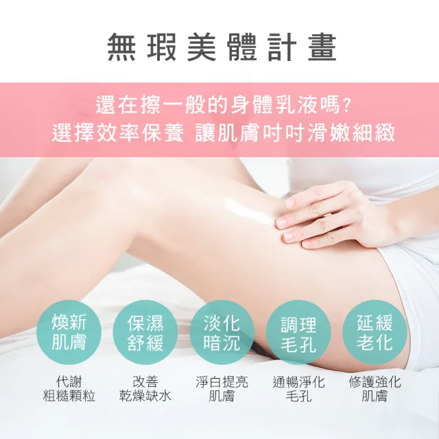【St.Clare 聖克萊爾】10%果酸煥白美體乳100mlx3入(身體乳)
