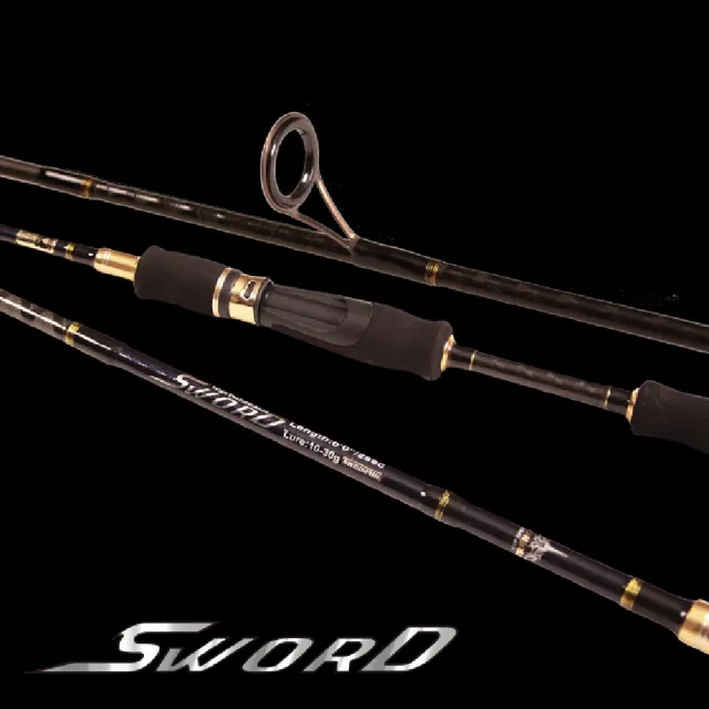 【RONIN 獵漁人】TSUENCHEN 寸真 SWORD 直柄路亞竿 SW602S-ML(淡水路亞竿 泛用路亞竿 黑鱸 慈鯛 捲仔)