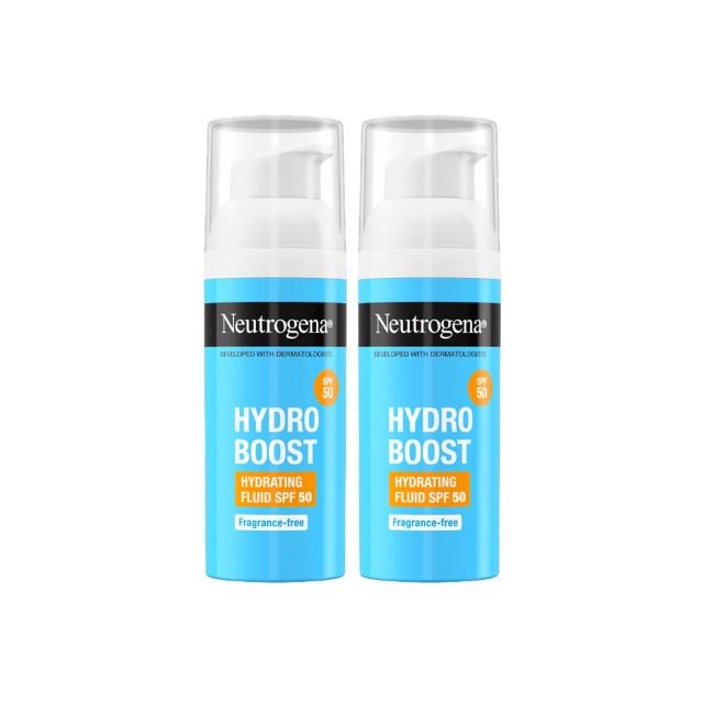 【Neutrogena 露得清】水活保濕防曬日霜(50mlx2入組)