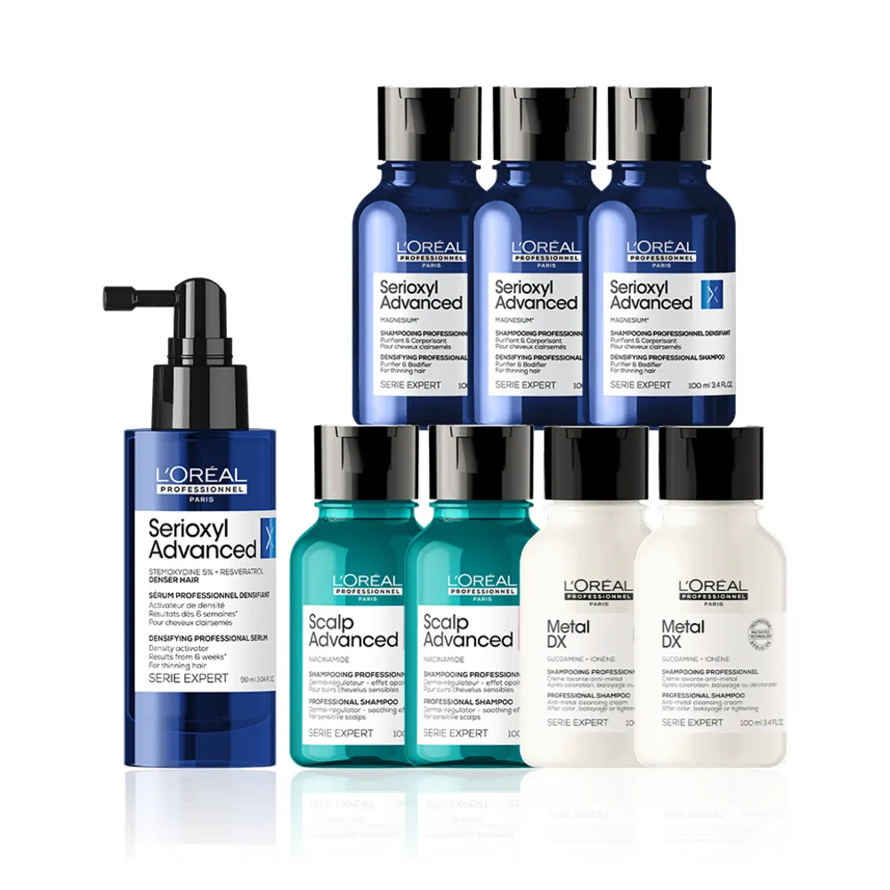 【L’OREAL 巴黎萊雅PRO】絲芮雅活力啟動精粹90ml(新升級/小藍瓶/養髮/控油/養髮液/頭皮水/頭皮調理)