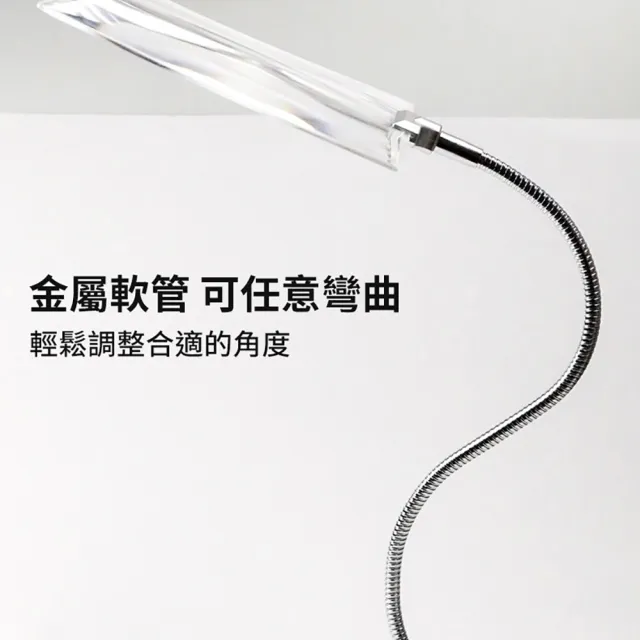 【安居Care】超大鏡面菲涅爾可彎曲夾子放大鏡(老人放大鏡 閱讀放大鏡 手機螢幕放大鏡 老花眼鏡)