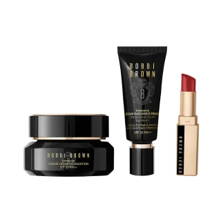【Bobbi Brown 芭比波朗】冬蟲夏草奢光底妝組(冬蟲夏草極萃粉底霜+冬蟲夏草精華亮膚持妝乳40ml)