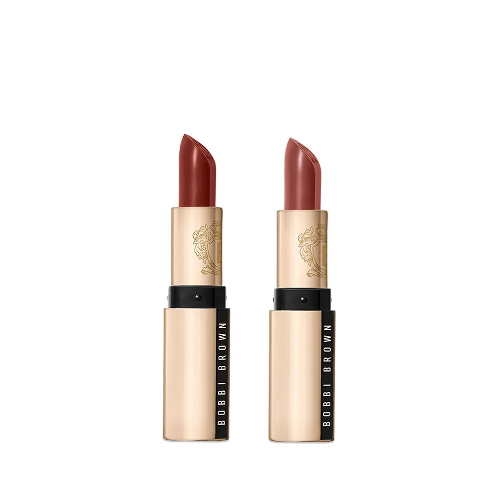 【Bobbi Brown 芭比波朗】金緻緞光唇膏3.5g x2(雙入組)