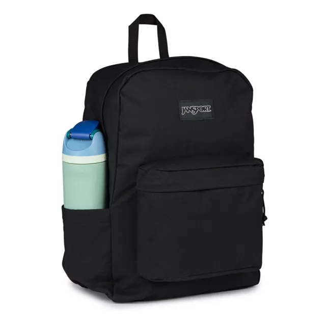 【JANSPORT】雙11 Superbreak Plus 後背包 運動包 雙肩背包 黑(JS0A4QUADM3)