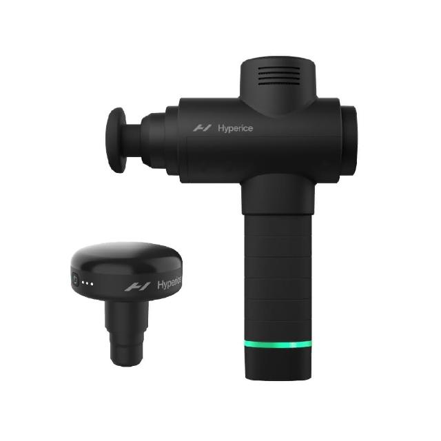 【Hyperice】Hypervolt 2 按摩槍 午夜黑+極速熱能按摩頭(靜音專利/新年禮物 孝親禮物)