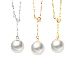 【JR.L金瑞利珠寶】年終慶 天然珍珠 星語柔光18K金珍珠項鍊(8MM)