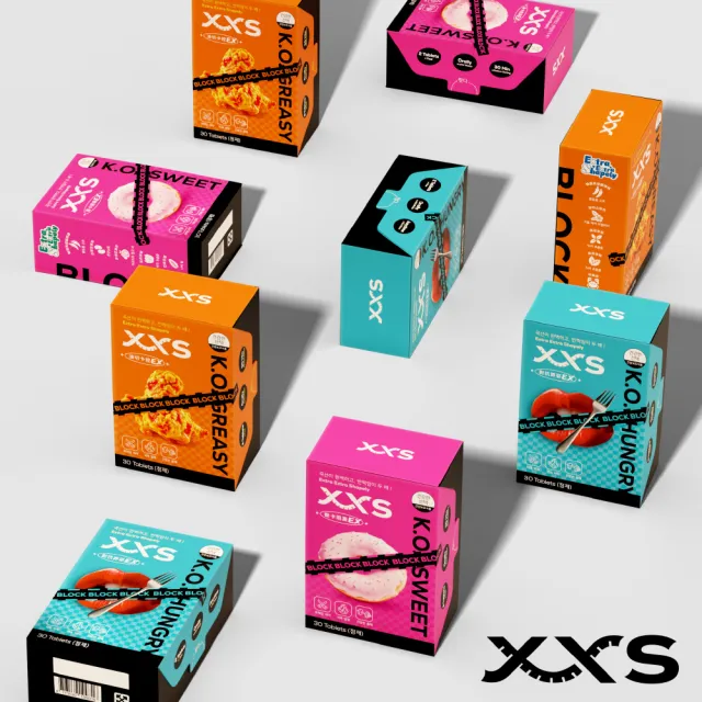 【XXS極孅】對抗食慾錠EX 3入組(30顆/盒、L-卡尼丁、苦橙/血橙、綠咖啡、調節食慾)