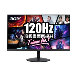 【Acer 宏碁】S+福利品★SA272U G0 27型2K超薄護眼螢幕(27吋/QHD/120Hz/1ms/IPS/喇叭/FreeSync)
