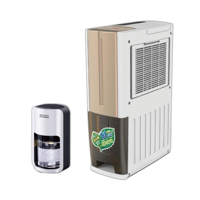 【SONGEN 松井】一機雙效清淨除溼機(SG-108DHX附精美除濕機)