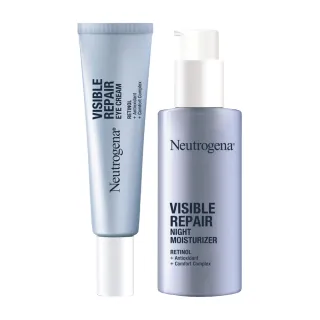 【Neutrogena 露得清】肌緻新生A醇晚霜30ml+眼霜15g(全新升級/官方直營)