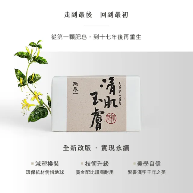 【阿原】清肌玉膚皂115g(手工皂.淨化毛孔.藍膠尤加利精油.潔膚)