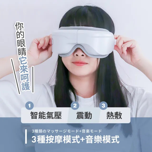 【3ZeBra 三隻斑馬】5C熱敷按摩眼罩 至尊款(無線眼部按摩器 熱敷眼罩 春節/過年/尾牙送禮)