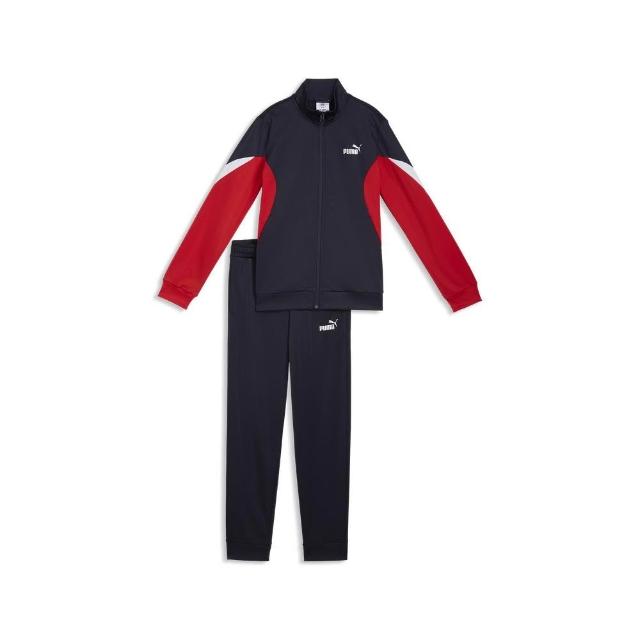 【PUMA】基本系列Block Poly套裝 孩童 69333316(藍色)