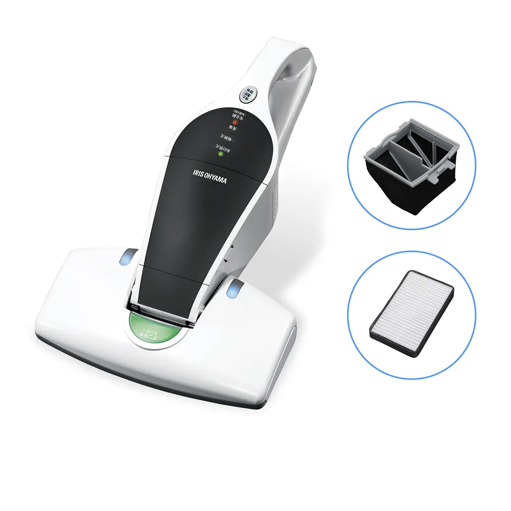 【IRIS】UV無線氣旋式除塵蹣機 IC-FDC1(日本官方直營/智慧髒污感應燈/除塵除蹣)