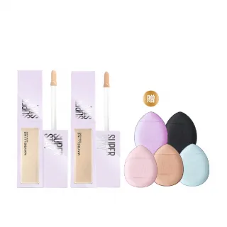 【MAYBELLINE 媚比琳】SUPER STAY淚溝無痕遮瑕膏10ml_2入(遮瑕)