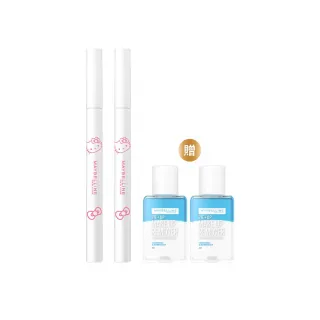 【MAYBELLINE 媚比琳】超激細抗暈眼線液抗手震版_2入組(#Hello Kitty)