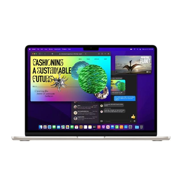 【Apple】A+級福利品 MacBook Air 13吋 2022 M2晶片 8核心CPU 10核心GPU 16G RAM/1T SSD(A2681)