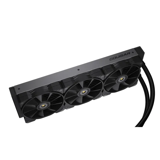 【COUGAR 美洲獅】POSEIDON GT 360 一體式水冷散熱器(黑色/360水冷/無限鏡)
