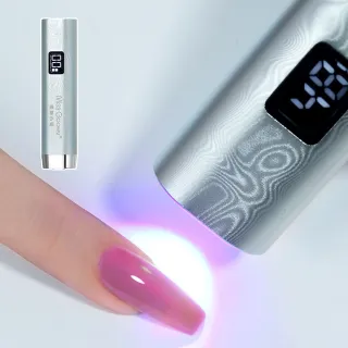 【MAANGE 瑪安格】蜜糖小姐 日式小型便攜一字美甲燈 手持速乾光療燈 指甲油膠速乾機 甲油膠固化燈 美甲烤燈