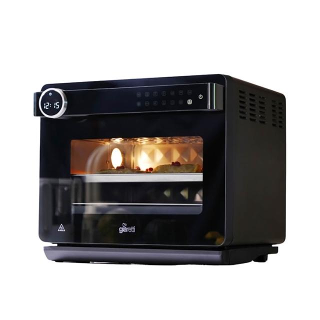  Giaretti珈樂堤義大利 GT-SC250W 蒸氣烤箱，義式設計結合高效能烘焙，容量達2公升以上，適閤家庭多樣料理。內部尺寸350x308x205mm，外箱420x429x373mm，採用110V/60Hz電壓，消耗功率1000W以上，提供均勻加熱與蒸氣功能。產品重量13.5kg，產地中國，享1年保固，並透過BSMI許可字號R56297認證。完美適用於烘焙、蒸煮，輕鬆打造專業級廚房體驗，提升您的料理樂趣。 