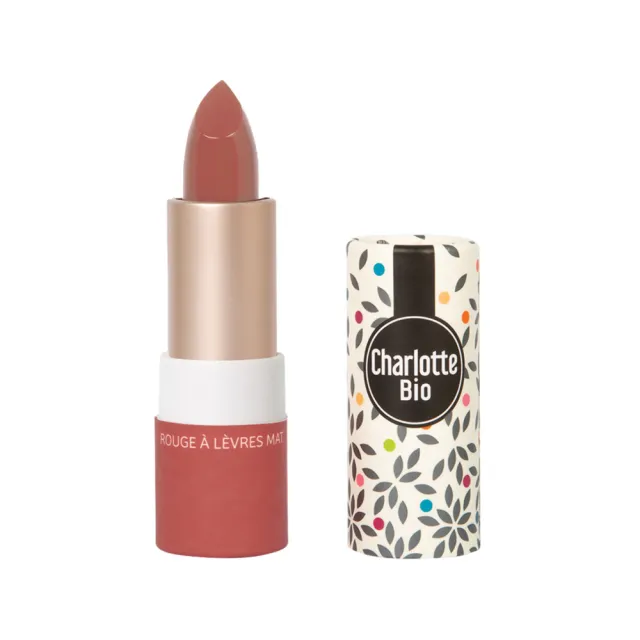 【CHARLOTTE BIO】有機霧面唇膏 Mat Lipstick 柔霧顯色 自然持色(3.5g)