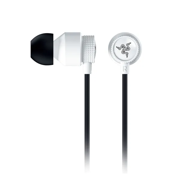 【Razer 雷蛇】戰錘狂鯊 Hammerhead V3 有線入耳式電競耳機 - 白色