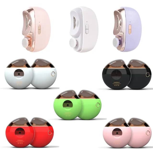 【ROYAL LIFE 皇室生活】電動指甲修剪磨甲機-升級款 4入組(磨甲器/電動指甲剪/電動美甲/安全電動修剪)