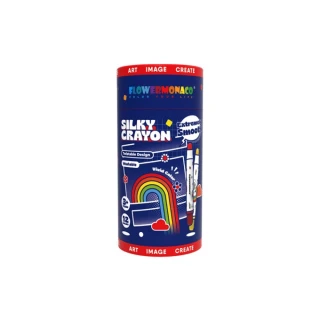 【AFAMIC 艾法】12色-Flowermonaco 環保無毒水洗絲滑慕斯蠟筆(無毒蠟筆 水洗蠟筆 兒童蠟筆 浴室蠟筆)