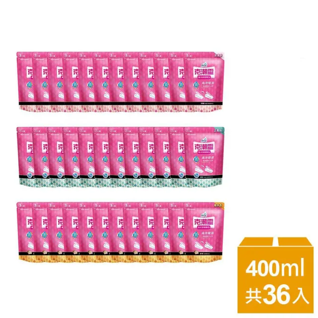 【克潮靈】集水袋補充包12包*3入(玫瑰香/檜木精油/去霉味)