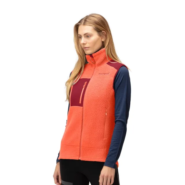 【NORRONA】trollveggen Thermal Pro 背心 女款 警示橘