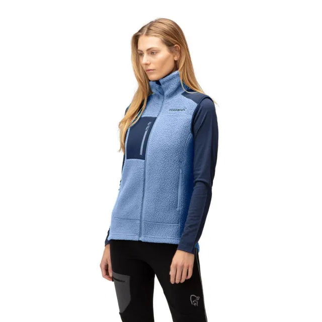 【NORRONA】trollveggen Thermal Pro 背心 女款 浩瀚灰