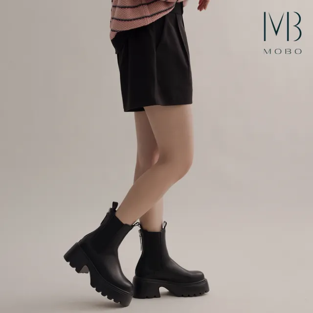 【MO-BO】挺料磨毛質感短褲
