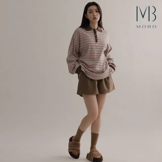 【MO-BO】挺料磨毛質感短褲